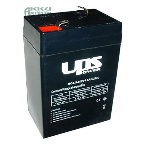 UPS POWER 6V 4Ah akkumulátor MC4-6