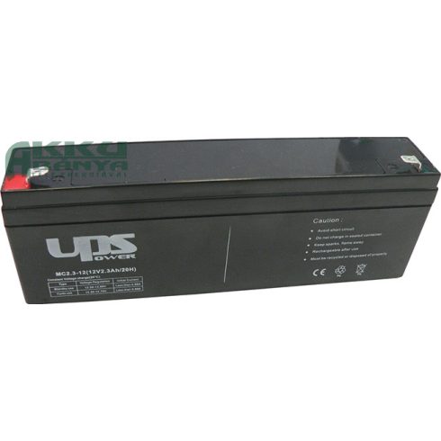 UPS POWER 12V 2,2Ah akkumulátor MC2,2-12