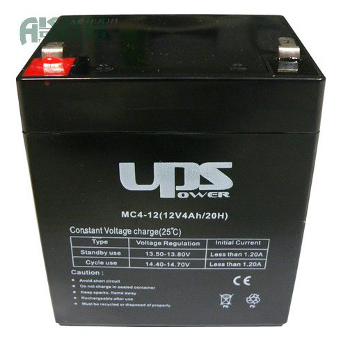 UPS POWER 12V 4Ah akkumulátor MC4-12