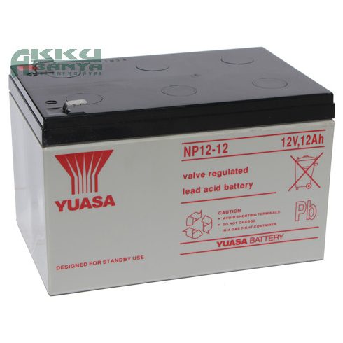 YUASA 12V 12Ah akkumulátor NP12-12