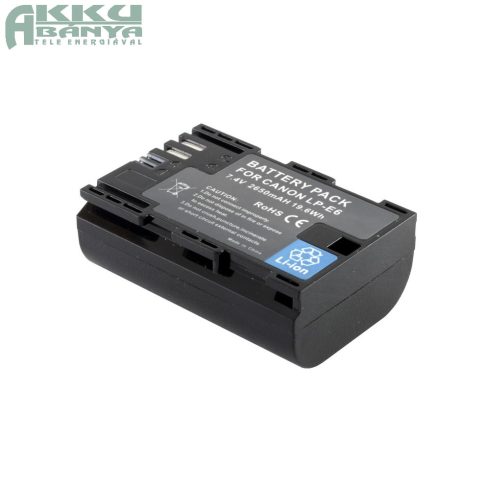 Canon LP-E6 akkumulátor 2650mAh, utángyártott