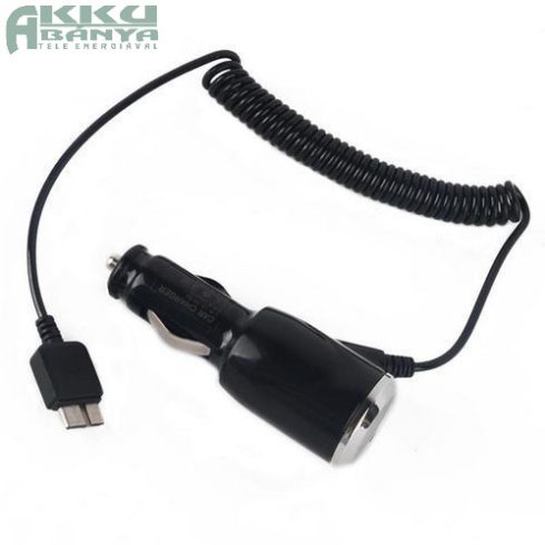 USB 3.0 Micro-B csatlakozású autós töltő 2A