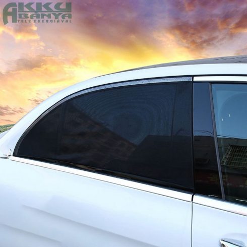 Autó hátsó ablak árnyékoló huzat 113x50cm, fekete, 2db/cs.