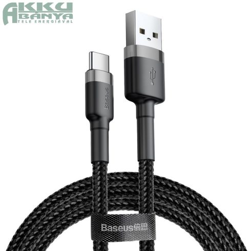 Baseus USB Type-C 3.0A kábel 0.5m, fekete