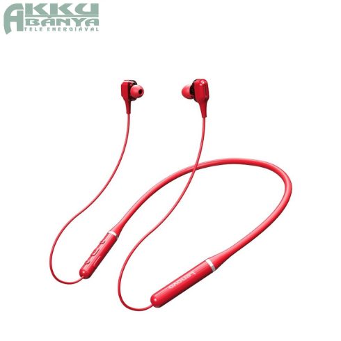 Lenovo XE66 sport Bluetooth fülhallgató, piros