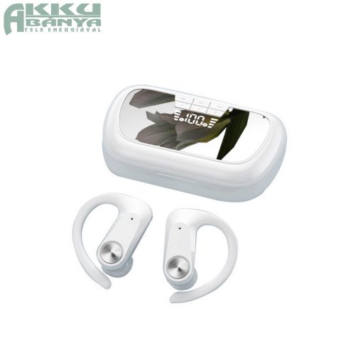 Q2S BT5.3 headset és MP3 lejátszó, fehér